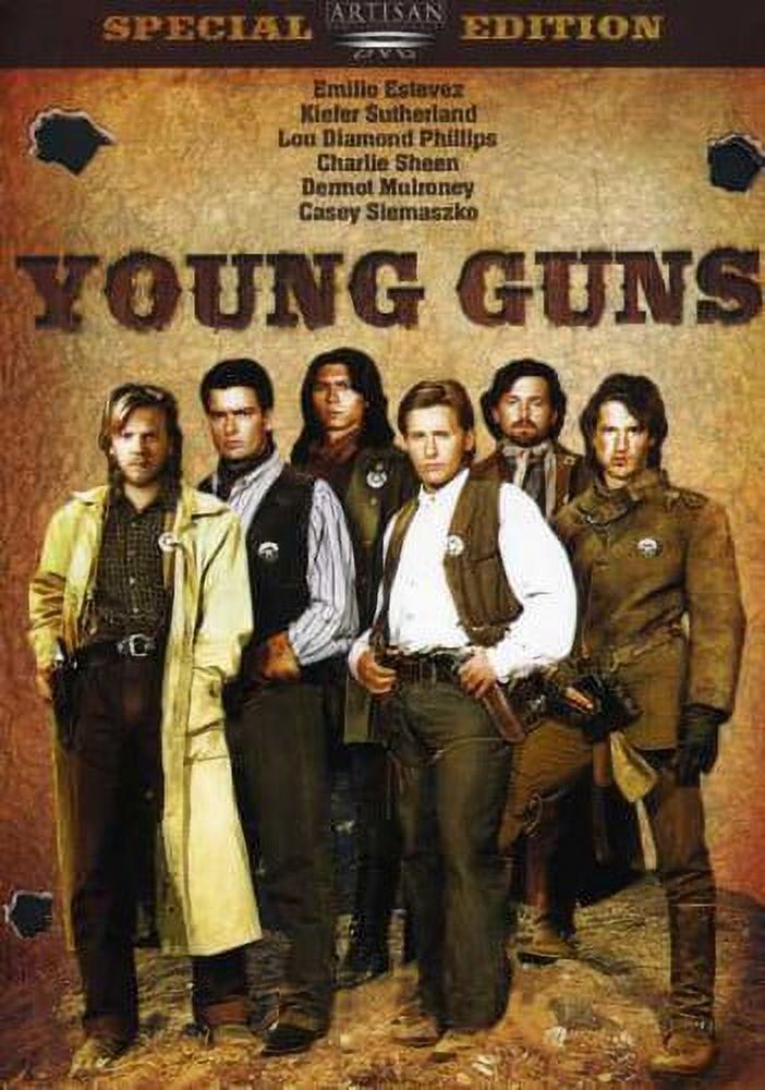 Young Guns (DVD), Lions Gate, Western - image 1 of 1