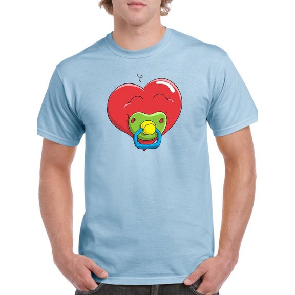 Young Heart T-Shirt Men -Engin Selcuk Designs, Male 3X-Large