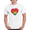 thumbnail image 1 of Young Heart T-Shirt Men -Engin Selcuk Designs, Male Medium, 1 of 4
