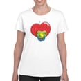 thumbnail image 1 of Young Heart T-Shirt Women -Engin Selcuk Designs, Female 3X-Large, 1 of 4