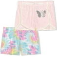 thumbnail image 1 of Young Hearts Girls 2 Pack Lounge Short, Toddler, 1 of 5