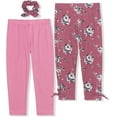 thumbnail image 1 of Young Hearts Girls Generic - 2 Pack Leggings with Scrunchie, 4-6X, 1 of 4