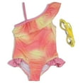 thumbnail image 1 of Young Hearts Toddler Girl Sparkles Swimsuit W/ Goggles, Size 2T-4T, 1 of 4