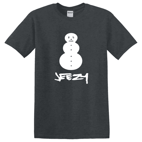 Young Jeezy Snowman Graphic Casual Hip Hop T-Shirt