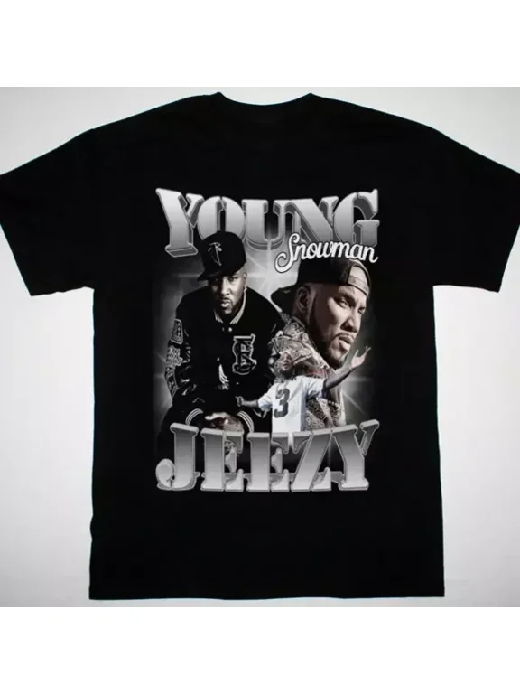 Young Jeezy rapper collage black T-shirt All sizes