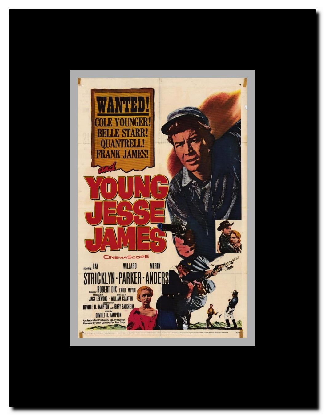 Young Jesse James Framed Movie Poster