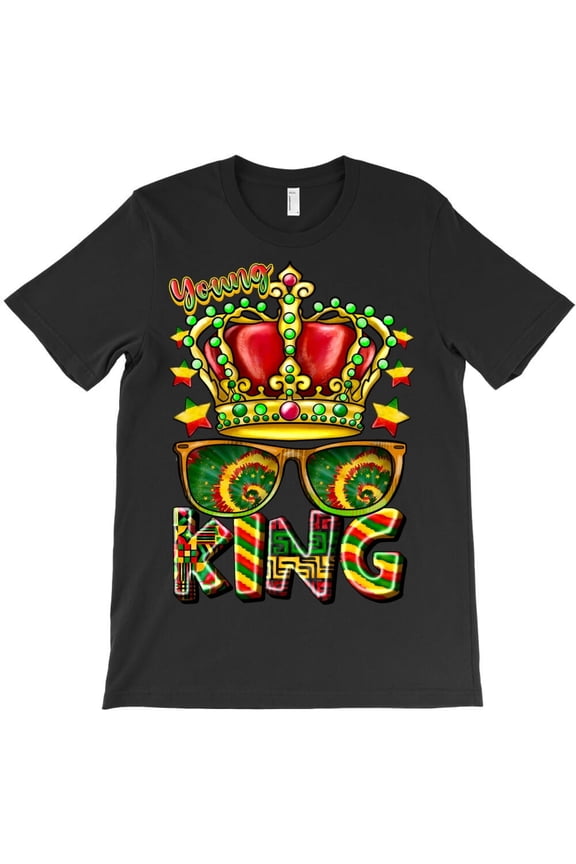 Young King Funny Inspirational Quote for a Prince and Future Leader H32947 T-Shirt, for Men and Women, Up to Size 5XL