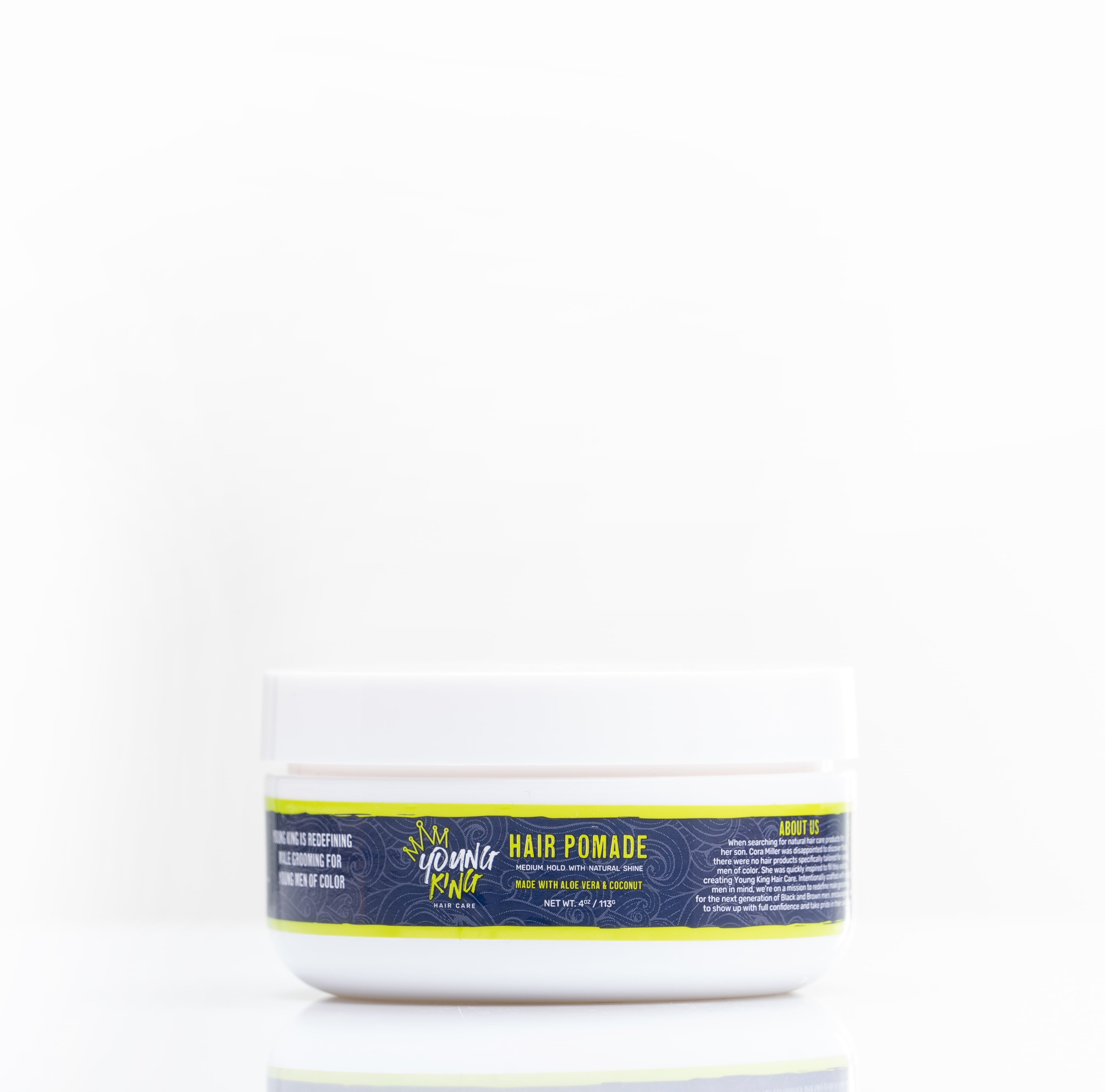 Young King Hair Pomade 4 oz with Natural Ingredients Including Aloe