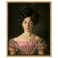thumbnail image 1 of Young Lady Canvas Vintage Classic Portrait by Art Remedy, Gold Frame, 36" x 45", 1 of 7