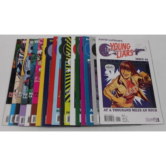 Young Liars #1-18 VF/NM complete series Vertigo - David Lapham ; DC