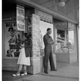 thumbnail image 1 of Young Man And Women Waiting For The Movie House To Open In Tulare History (24 x 36), 1 of 2