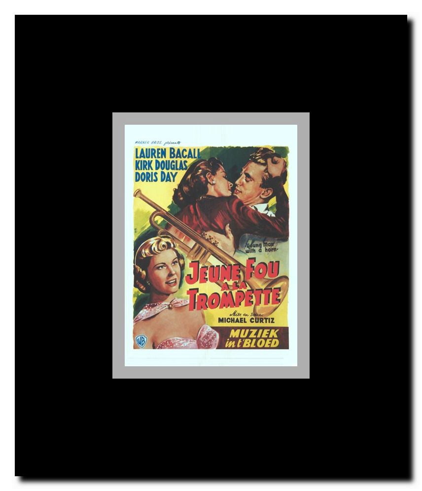 Young Man with a Horn Framed Movie Poster