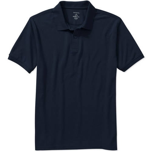 Young Men's Short Sleeve Polo with Scotchgard - Walmart.com
