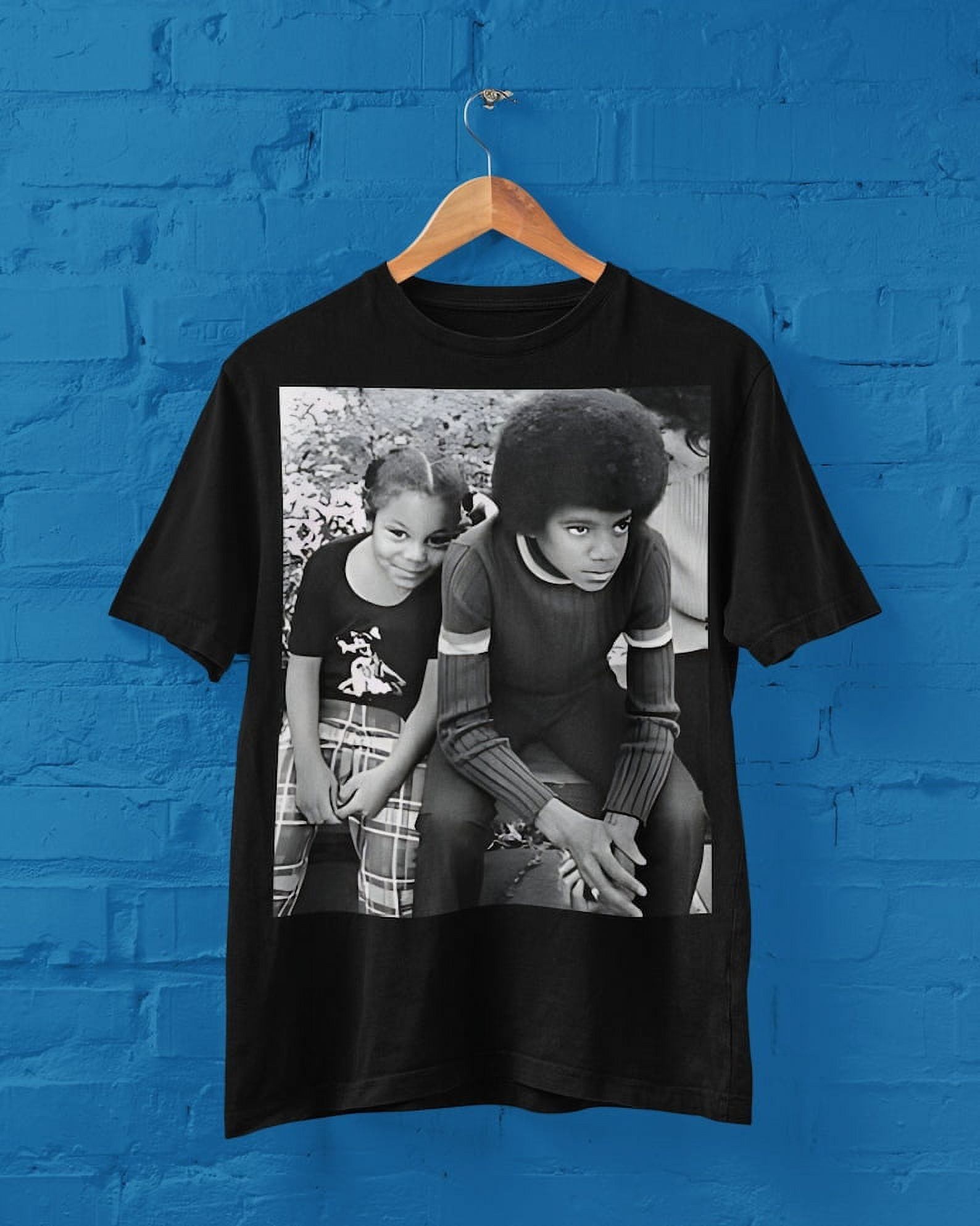 Young Michael & Janet Shirt | New MJ, Afro Photo, 90s 80s Pop King ...