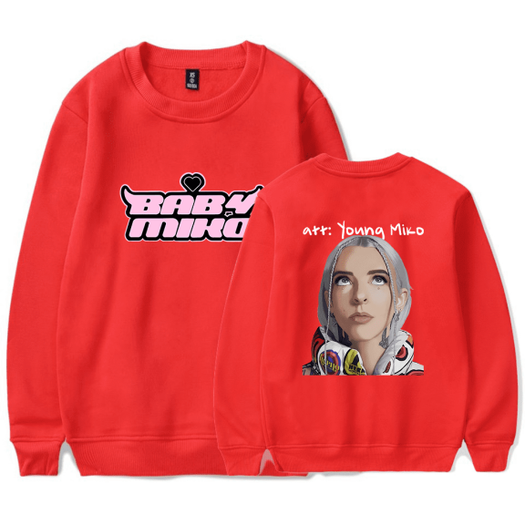 Young Miko Merch Baby Miko Sweatshirt Men Women Fashion Hoodie Unisex Men Women Rapper Summer Long Sleeve Hoodies Casual Streetwear