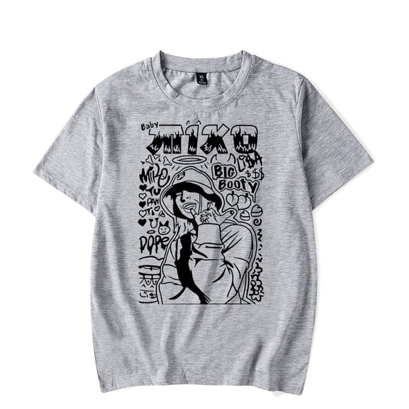 Young Miko Merch Cartoon Logo T-Shirt Fashion Cool Unisex Suit Men/Women Casual Classic Fashion Short Sleeve Tees Top Tshirt