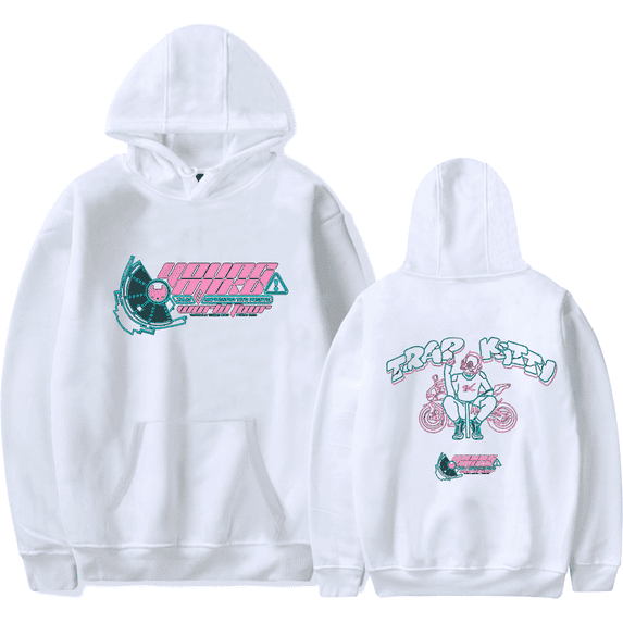 Young Miko Merch Hoodie Trap Kitty Hoodie Fashion Cool Unisex Pullover Hooded Sweatshirt Long Sleeve Tracksuit Outerwear Top