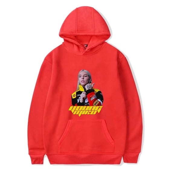 Young Miko Merch Hoodie Trap Kitty World Tour 2023 Logo Hoodies Pullover Hooded Men Women Long Sleeve Sweatshirt