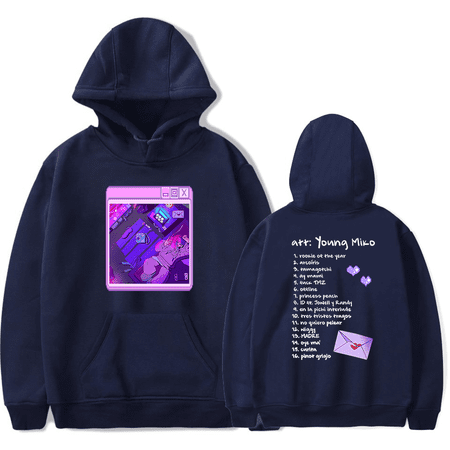 Young Miko Merch Hoodies Att. New Album Cover Hoodie Fashion Rapper Cool Unisex Men Women Pullover Sweatshirt Long Sleeve Top Streetshirt