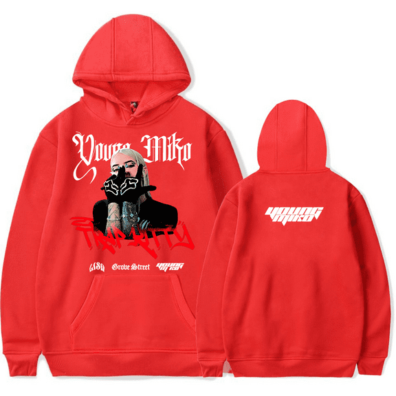 Young Miko Merch Hoodies Hoodie Fashion Rapper Cool Unisex Men Women Pullover Sweatshirt Long Sleeve Top Streetshirt