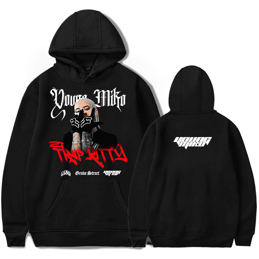 トップス younger song glove logo sweat Young Miko Merch Hoodies Att. New Album Cover Hoodie Fashion