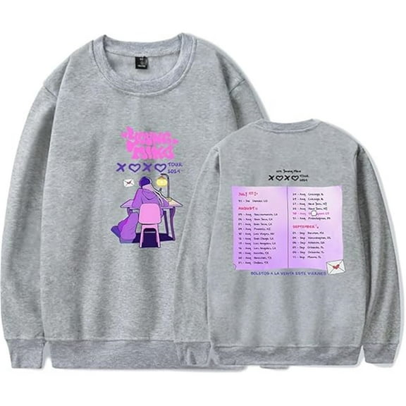 Young Miko Merch Long-sleeved Fun Trendy Pullovers Men And Women Casual Sweatshirts Street Wear