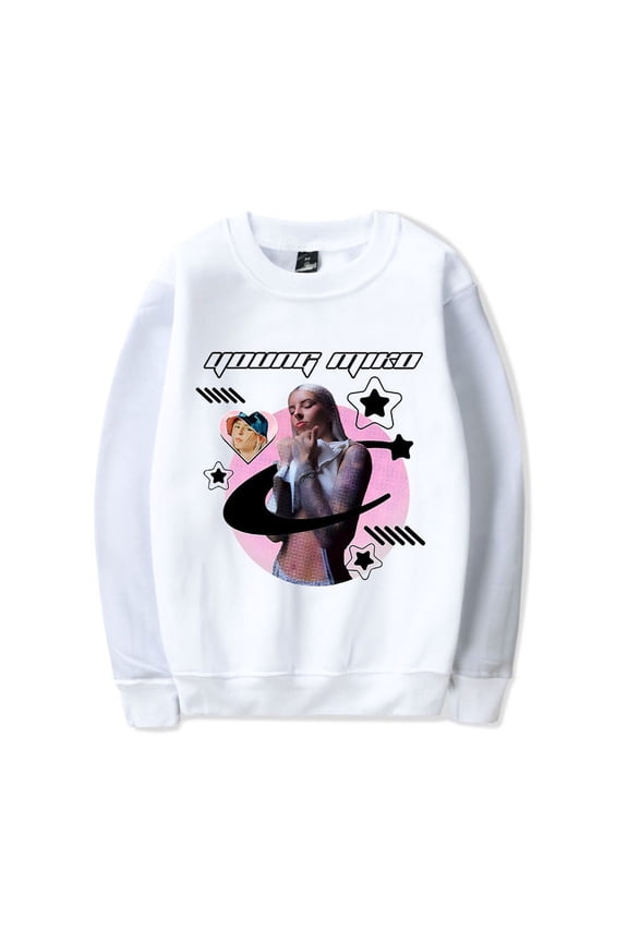 Young Miko Merch Sweatshirt Hoodies Men Women Long Sleeve Rapper Sweatshirt Crewneck Streetwear Pullover