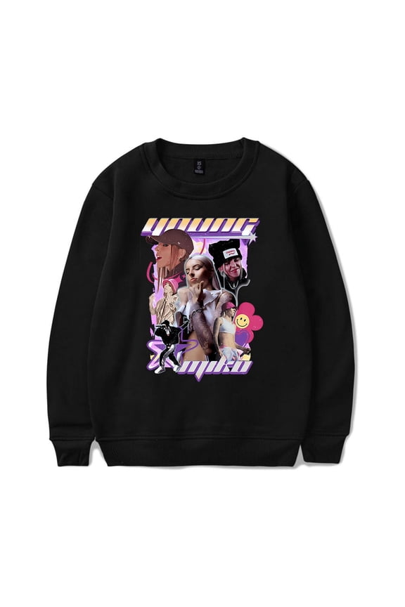 Merch Sweatshirt Rapper Hiphop Women/Men Unisex Summer O-neck Long Sleeve Hoodie Streetwear