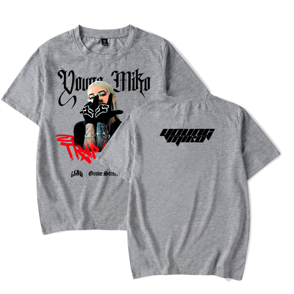 Young Miko Merch T-Shirt Men Women Fashion t shirt Unisex Men Women Rapper Cool Summer Short Sleeve Shirt Casual Streetwear Top Tee