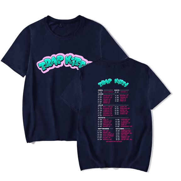 Young Miko Merch Trap Kitty World Tour 23 T-Shirt Men Women Fashion t shirt Men Women Rapper Cool Summer Short Sleeve Shirt Casual Streetwear Top Tee