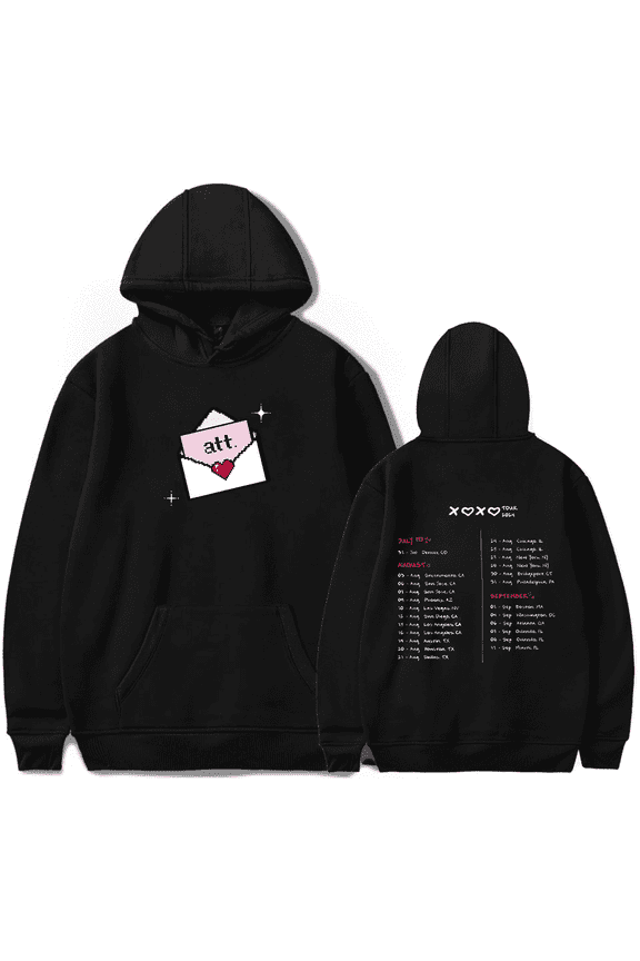 Young Miko Merch XOXO Tour 2024 Hoodies Att Album Fashion Cool Unisex HipHop Rapper Fans Merch Classic Sweatshirt Suit Unisex Top