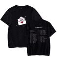 thumbnail image 1 of Young Miko XOXO Tour 2024 Merch Short Sleeve T-shirt Unisex Fashion Crew Neck Top, 1 of 2