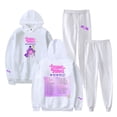 thumbnail image 1 of Young Miko XOXO Tour Hoodies Set Merch For Men/Women Sweatshirt Pants Two Piece Set Cosplay Hooded Streetwear, 1 of 3