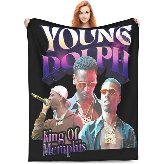 Young Music Dolph Blanket Blankets Bed Blanket Throw Blanket Sofa Couch Blanket for All Season 50"X40"