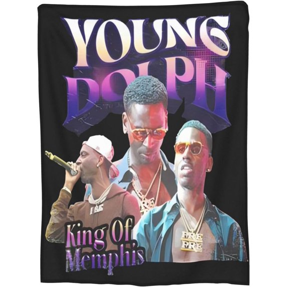 Young Music Dolph Blanket Blankets Bed Blanket Throw Blanket Sofa Couch Blanket for All Season 50"X40"