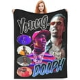 thumbnail image 1 of Young Music Dolph Blanket Blankets Bed Blanket Throw Blanket Sofa Couch Blanket for All Season 60"X50", 1 of 1