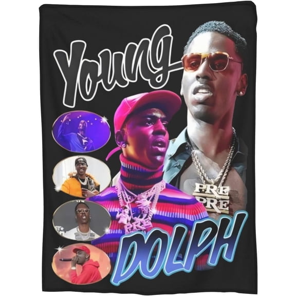 Young Music Dolph Blanket Blankets Bed Blanket Throw Blanket Sofa Couch Blanket for All Season 60"X50"