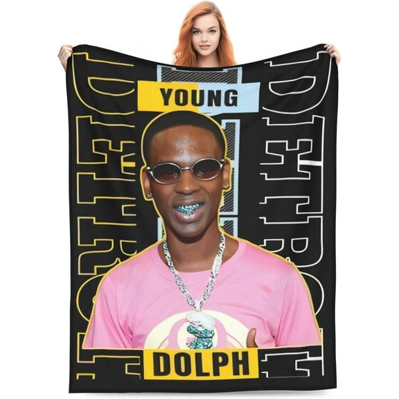 Young Music Dolph Blanket Blankets Bed Blanket Throw Blanket Sofa Couch Blanket for All Season 80"X60"