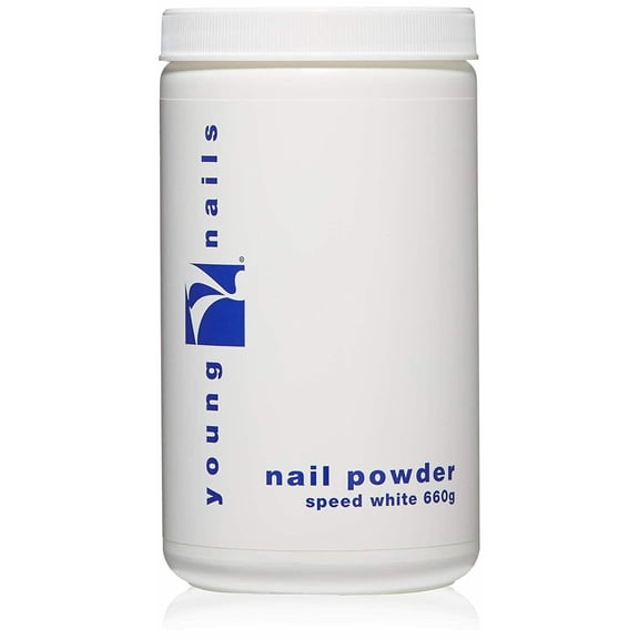 Young Nails Speed White Acrylic Powder 23oz / 660g