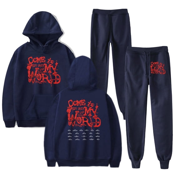 Young Nudy Tour 2025 Hoodie Pants Sets Merch For Men/Women Unisex Sweatshirt Pants Two Piece Set Streetwear