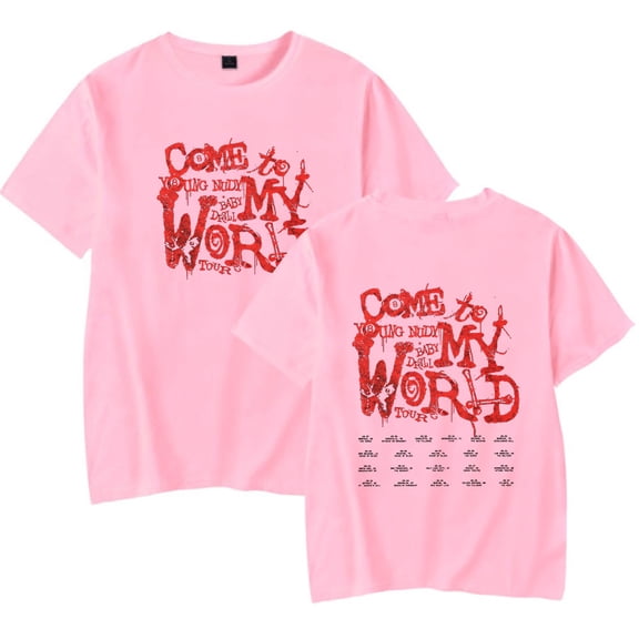 Young Nudy Tour 2025 T-Shirt Merch For Women/Men Unisex Summer Short Sleeve Tshirt Fashion Tee Streetwear