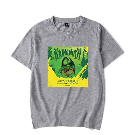Young Nudy Tour T-shirt hip-hop pure cotton short sleeved unisex top T-shirt unique pullover
