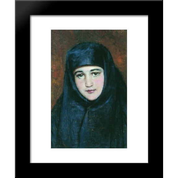 Young Nun 20x24 Framed Art Print by Makovsky, Konstantin