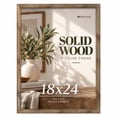 thumbnail image 1 of Young Poong 18 x 24 Solid Wood Picture Frame, Gallery Wall Poster Frames, Brown, 1 of 12
