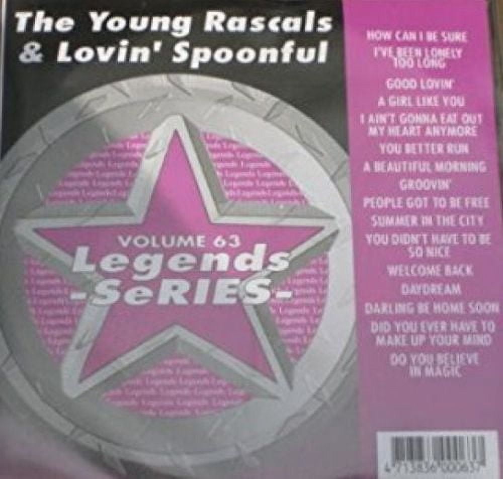 Young Rascals Lovin Spoonful Legends Karaoke CDG