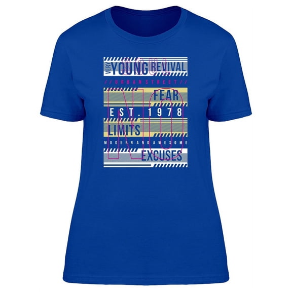 Young Revival Urban Graphic T-Shirt Women -Image by Shutterstock, Female Small