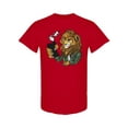 thumbnail image 1 of Young Serious Lion In Suit T-Shirt Men -Image by Shutterstock, Male XX-Large, 1 of 2