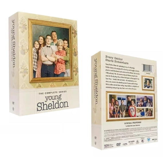 Young Sheldon: The Complete Series, Seasons 1-7 (DVD) Box-Set, Free Shipping