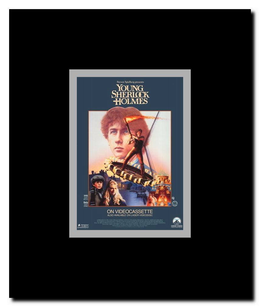 Young Sherlock Holmes Framed Movie Poster