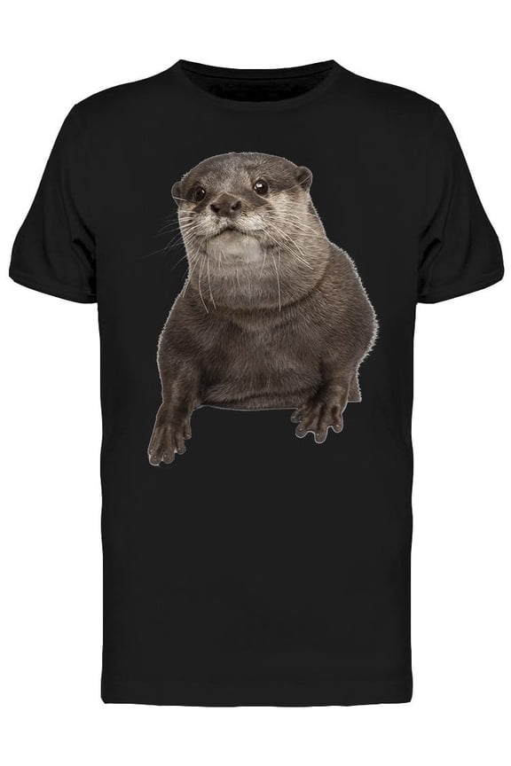 Young Small-clawed Otter T-Shirt Men -Image by Shutterstock, Male Small